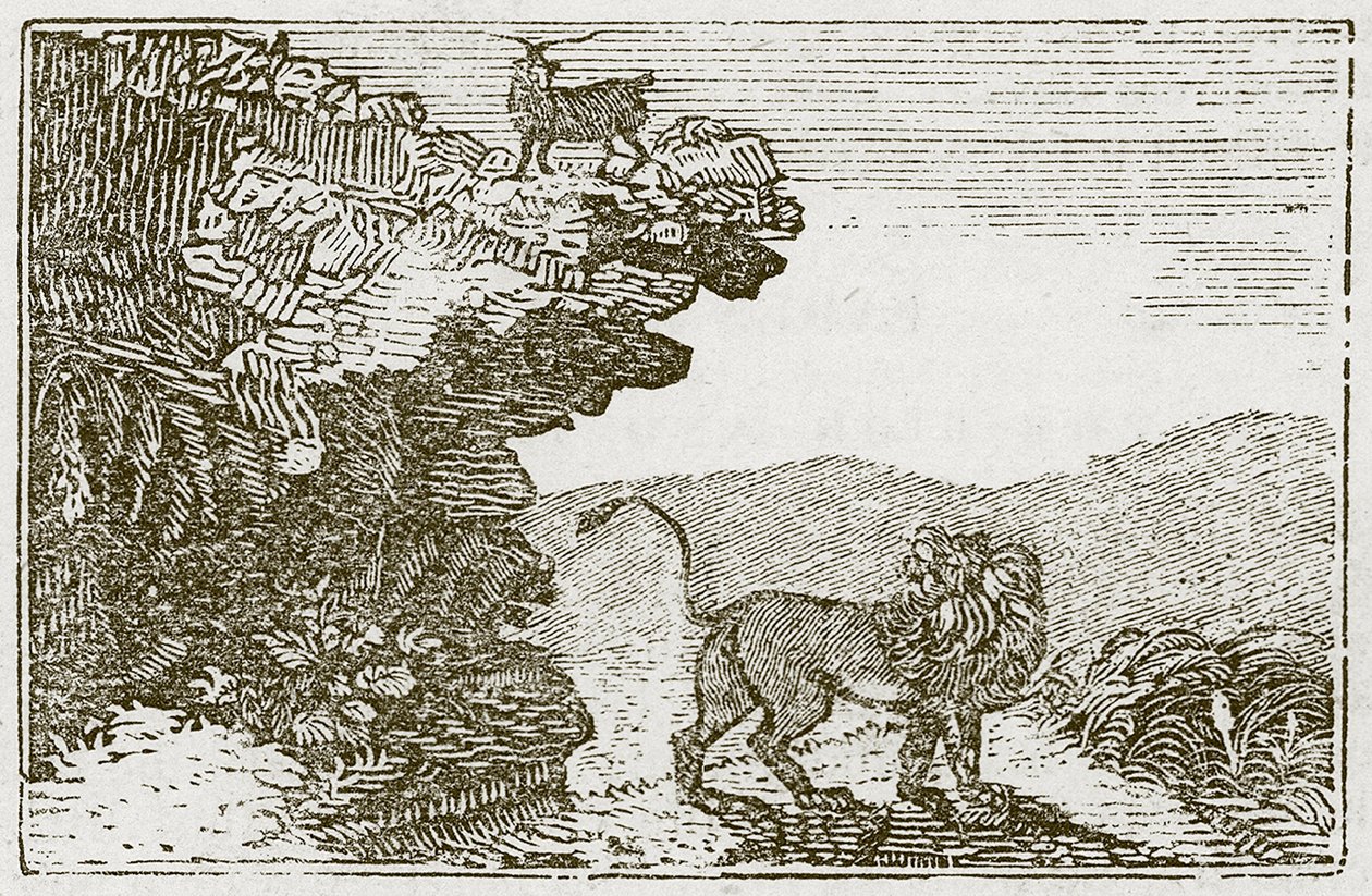 The Goat and the Lion by English School