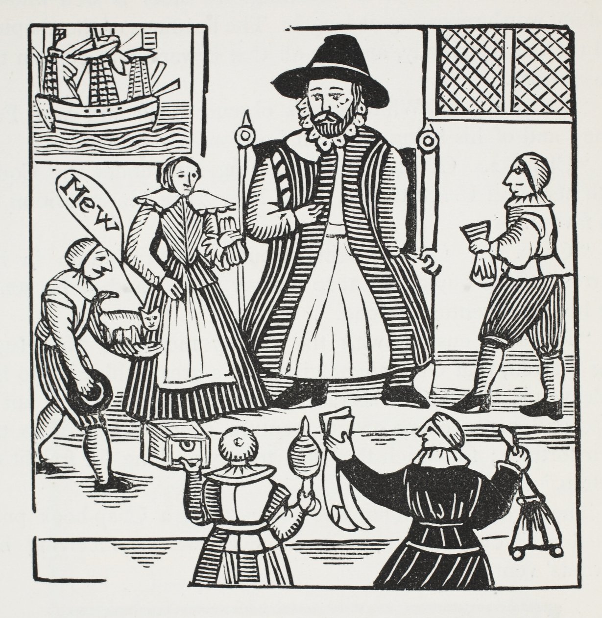 The History of Sir Richard Whittington, Thrice Lord Mayor of London (illustration) by English School
