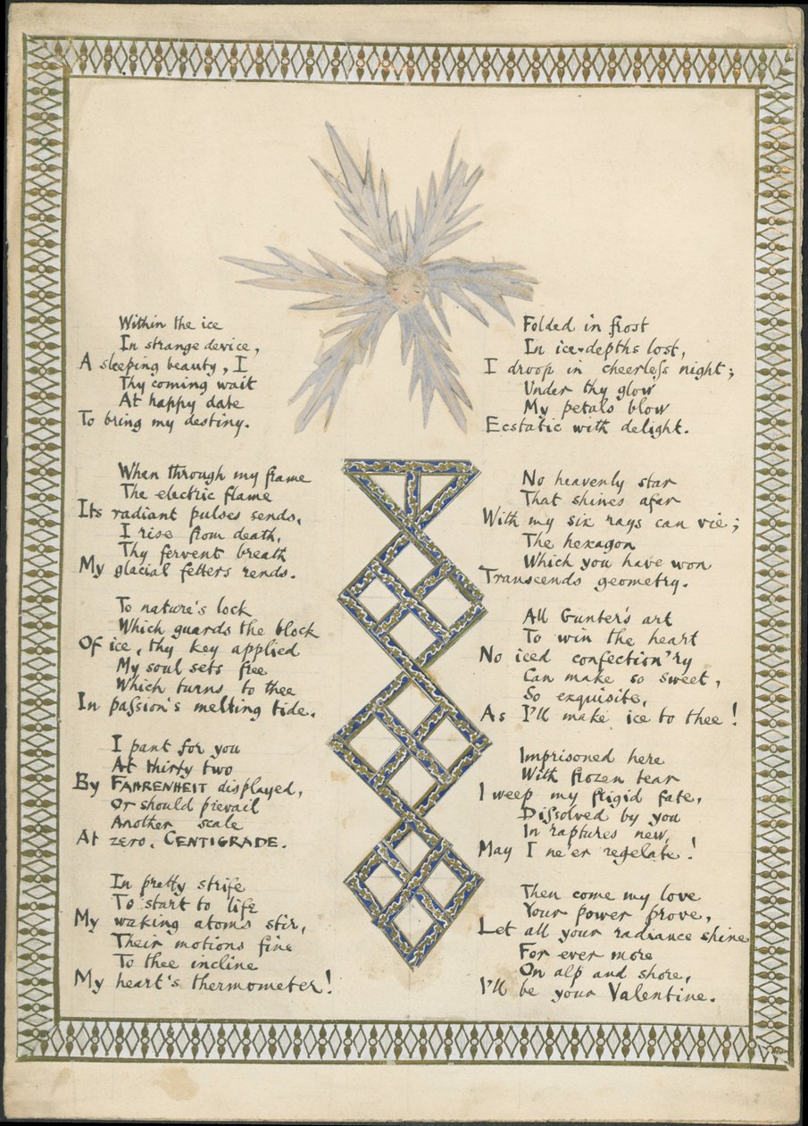 The Ice Flower, published in The Reader, 1865 by English School