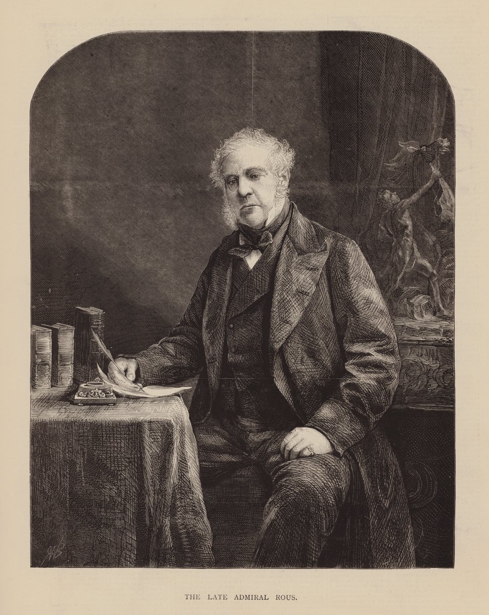 The Late Admiral Rous by English School