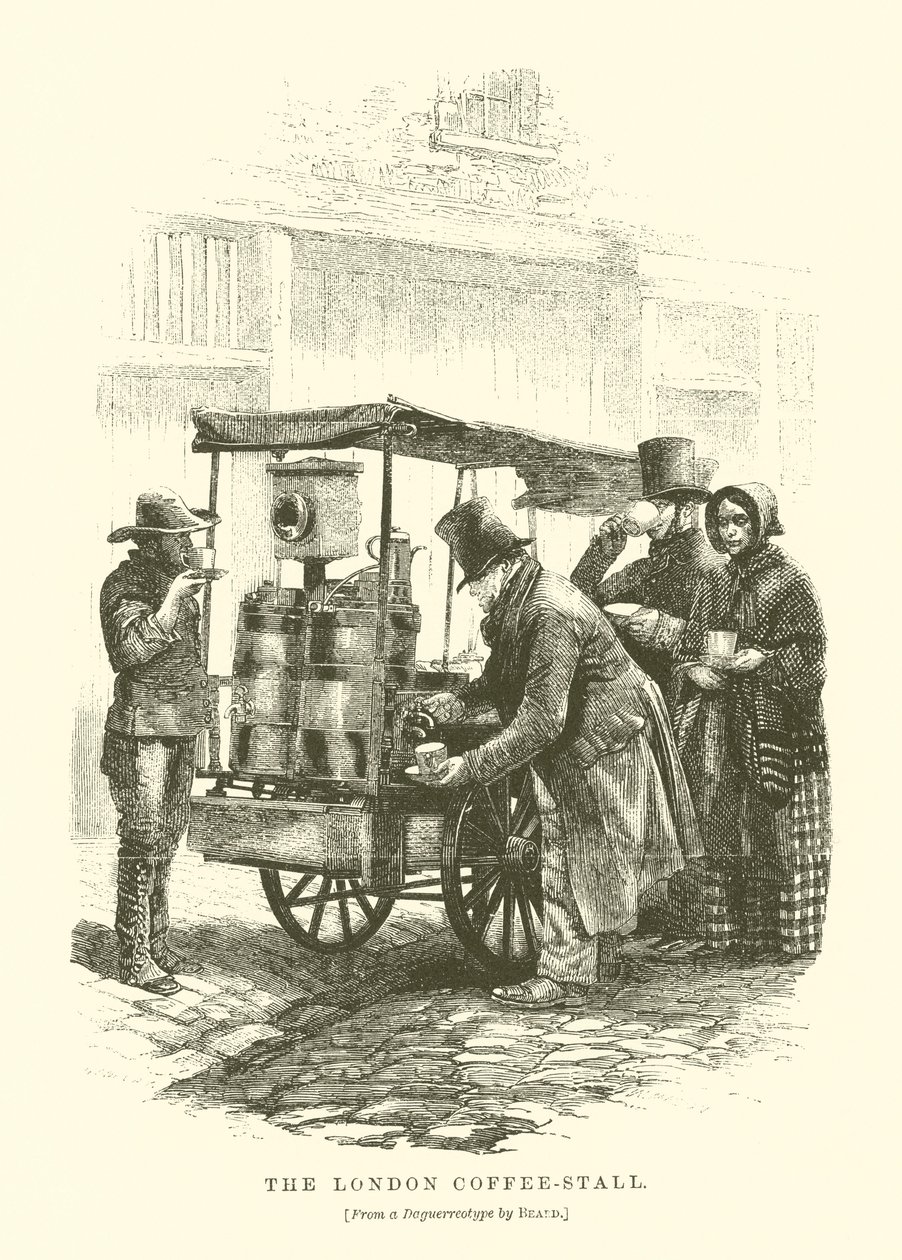 The London Coffee-Stall by English School