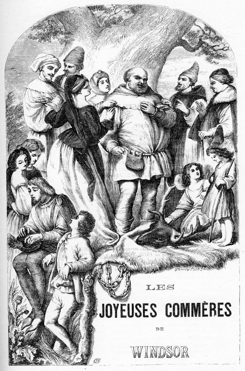 The Merry Wives of Windsor - Illustration in 