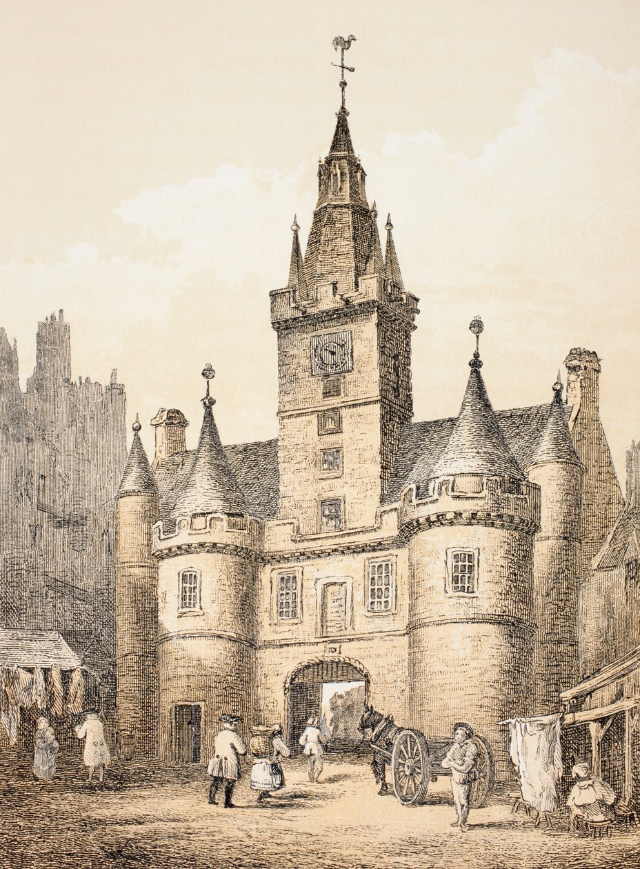 The Netherbow Port, Edinburgh, from 