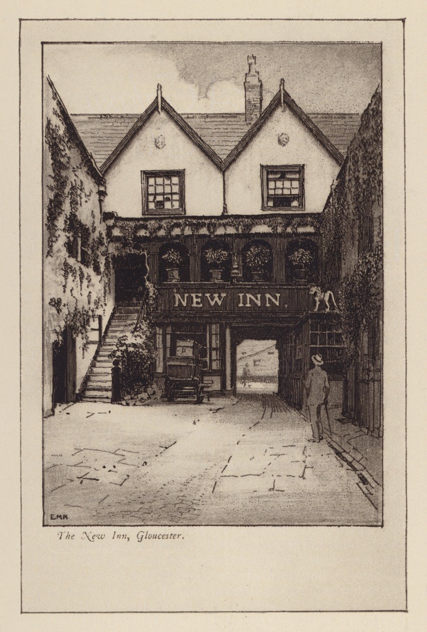 The New Inn, Gloucester by English School