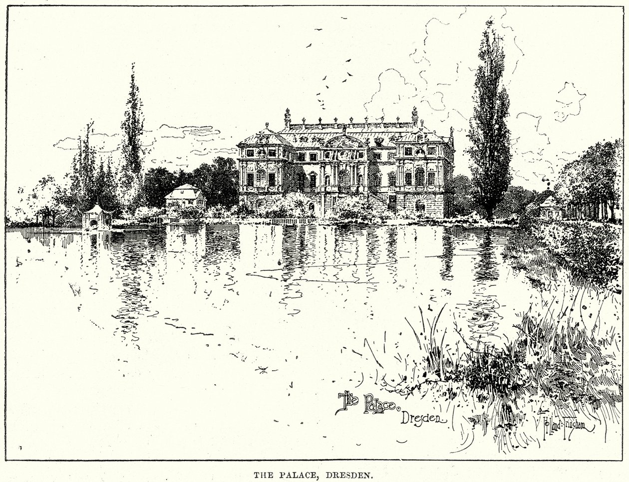 The Palace, Dresden by English School