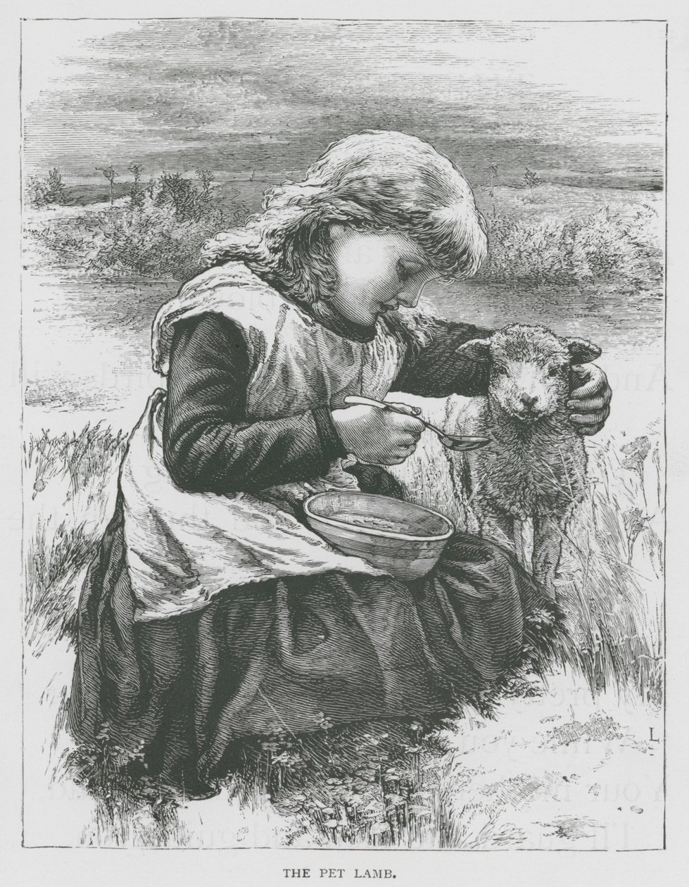 The Pet Lamb by English School