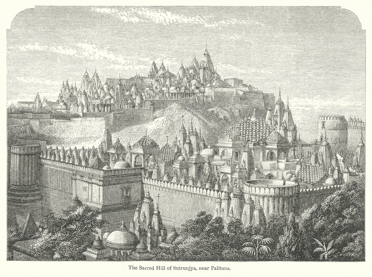 The Sacred Hill of Sutrunjya, Near Palitana by English School