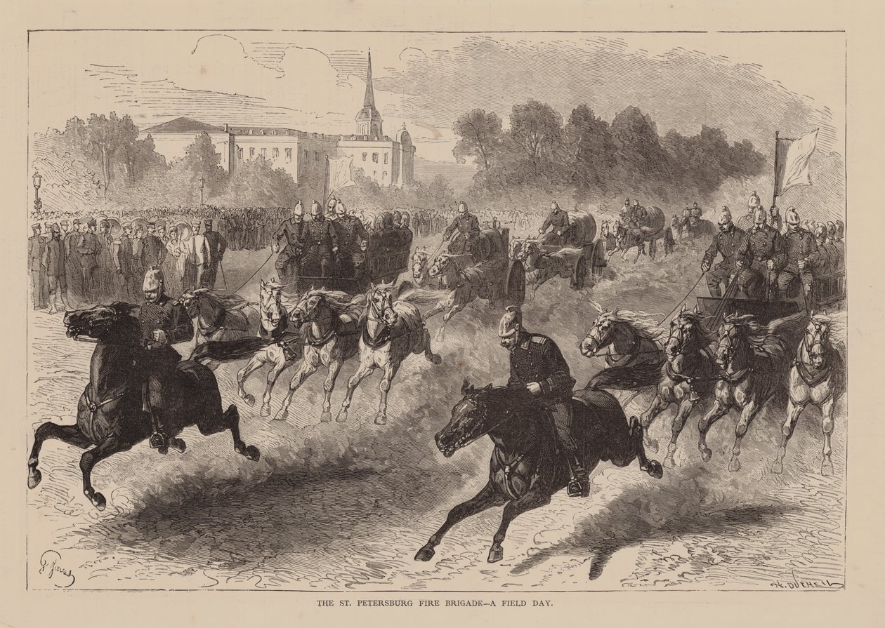 The St Petersburg Fire Brigade, A Field Day by English School