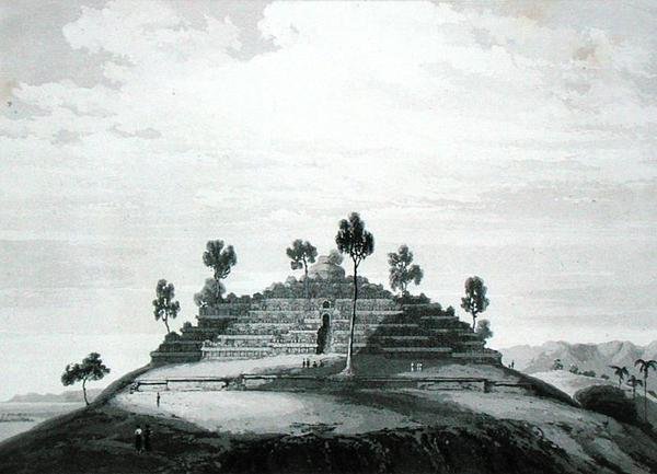 The Temple of Boro Bodo in the district of Boro in Kedu, from 