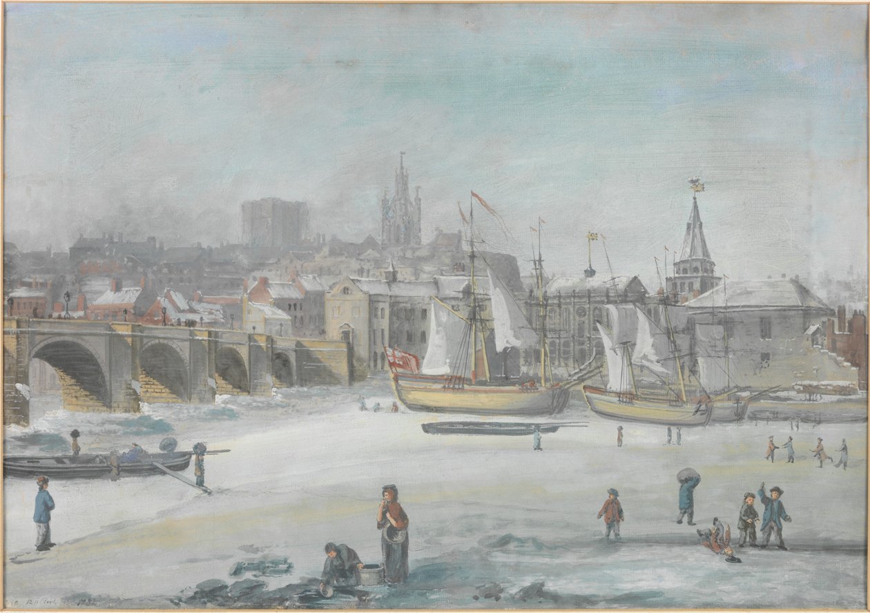 The Tyne Bridge - The Great Frost by English School