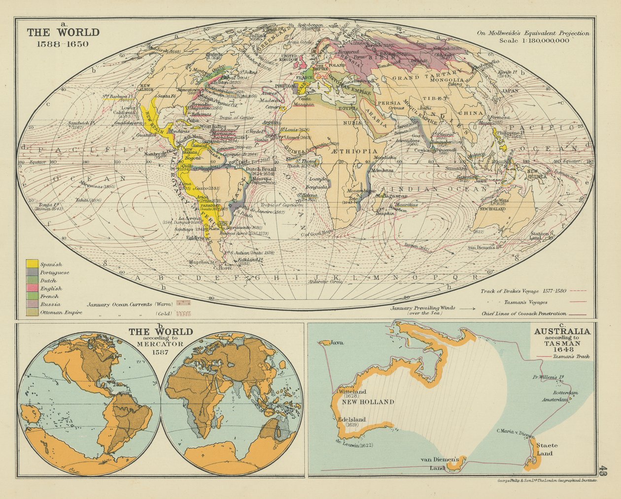 The World 1588-1650 by English School