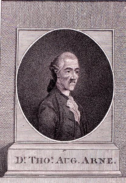 Thomas Augustine Arne by English School