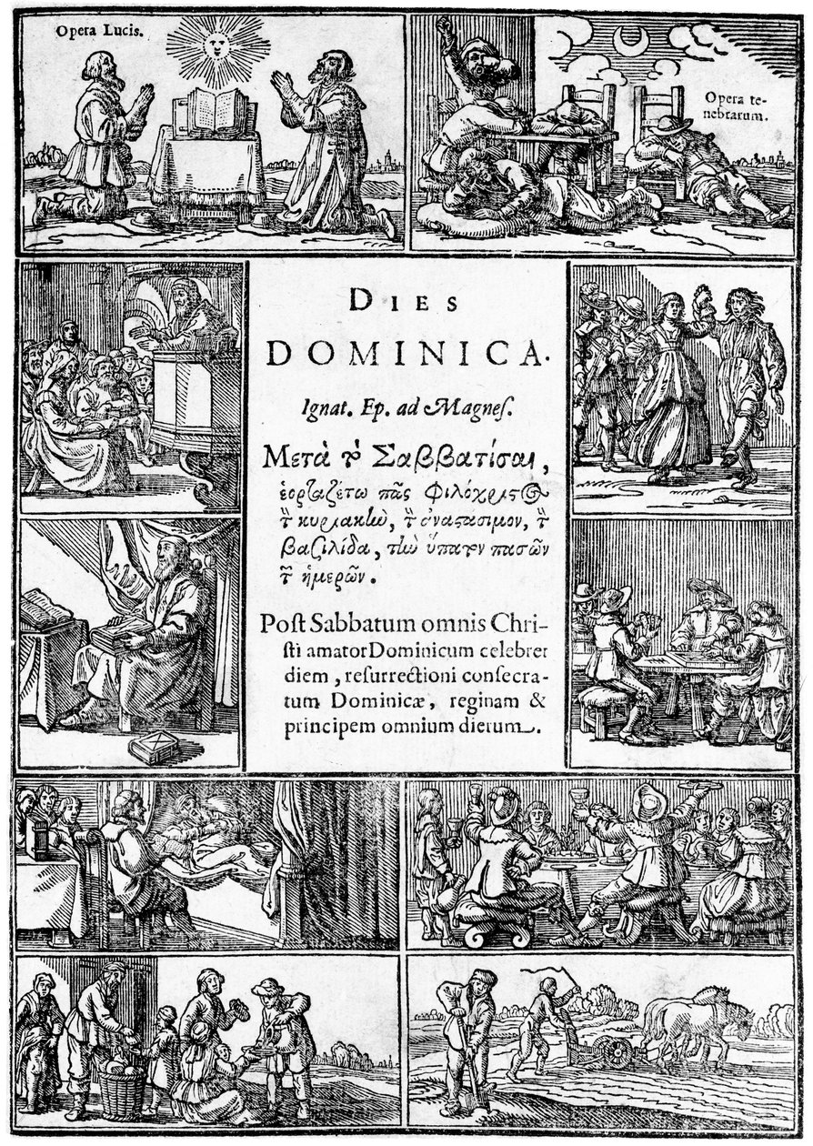 Title-page to Thomas Youngs Dies Dominica, 1639 by English School