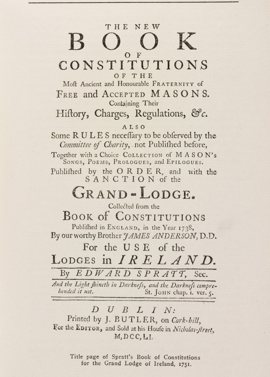 Title page of Spratt