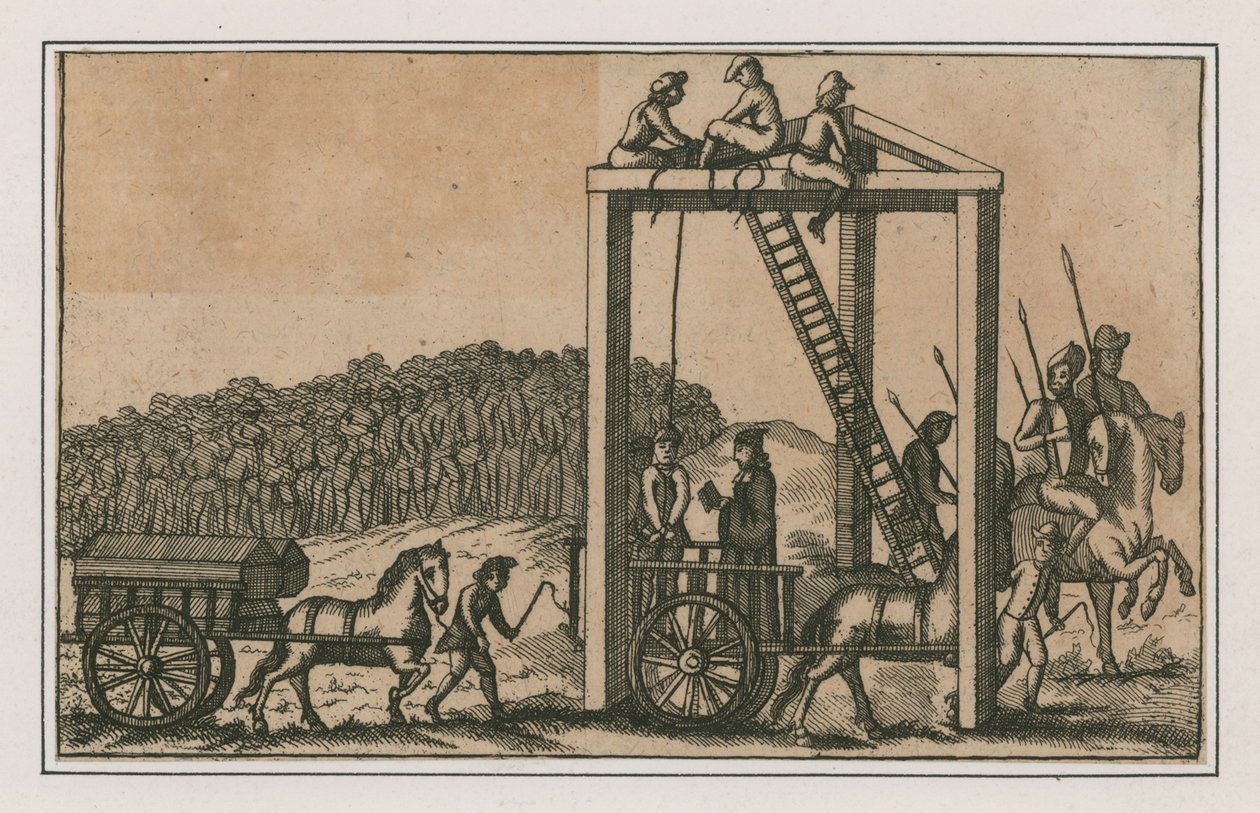 Tyburn Tree, About 1680 by English School