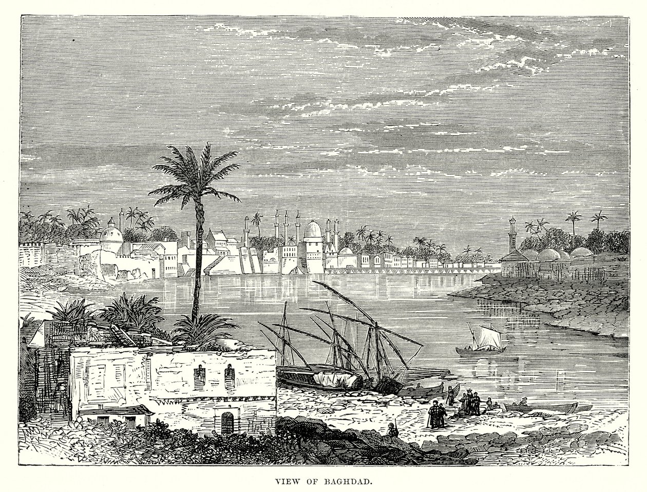 View of Baghdad by English School