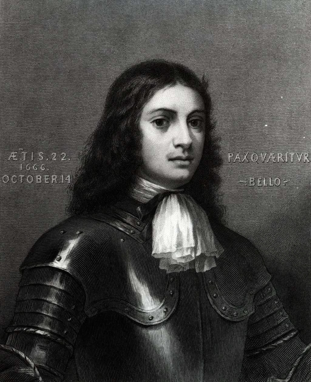 William Penn aged Twenty Two, print made by S. A. Schoff, 1862 by English School