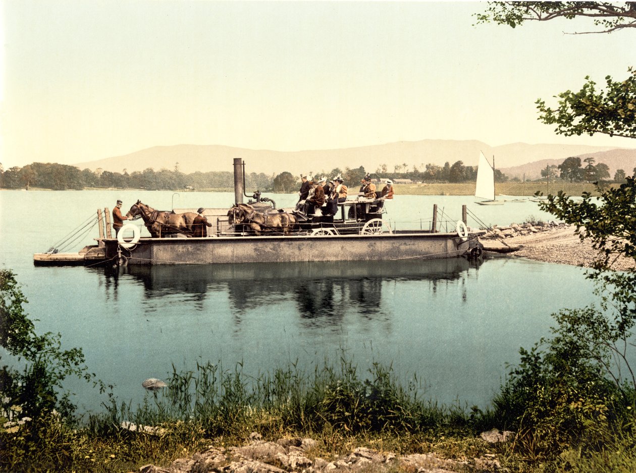 Windermere Steam Ferry by English School