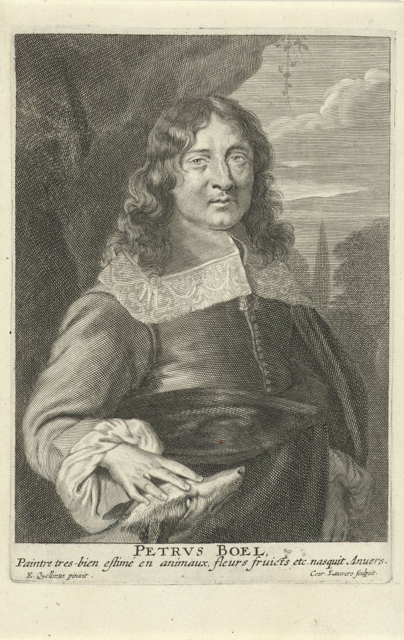 Peeter Boel, Engraved by Conrad Lauwers by Erasmus (after) Quellinus