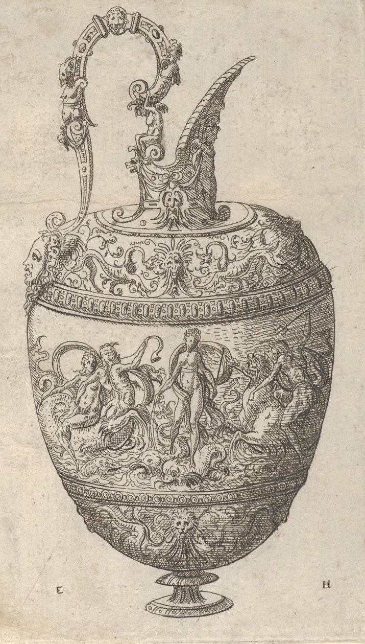 Design for a Ewer, 1565 by Erasmus Hornick
