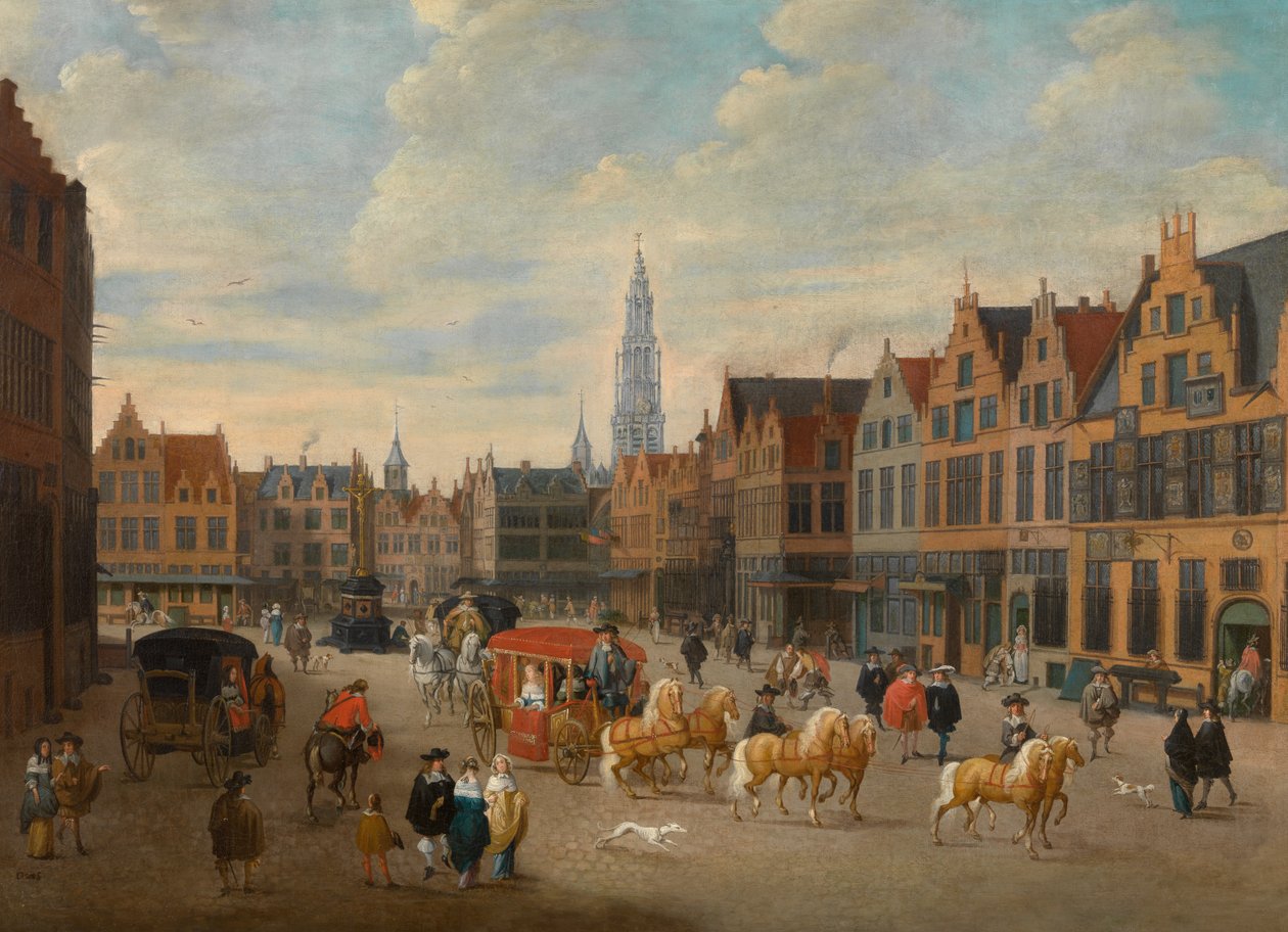 The Meir in Antwerp by Erasmus de Bie