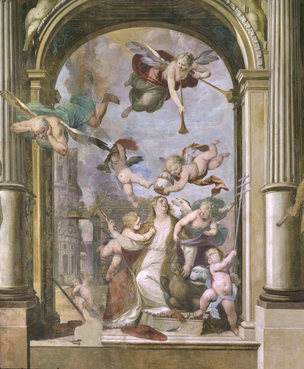 The Coronation of the Virgin Mary by Ercole Procaccini