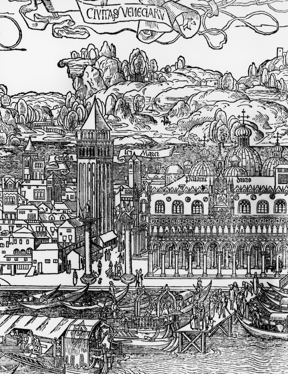 Venice, woodcut by Erhard Reuwich (1455-1490), Italy by Erhard Reuwich