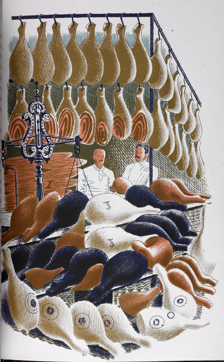 A View Inside a Butcher