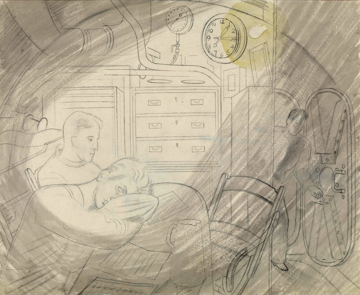 The Cabin of the Senior Officers of a Submarine