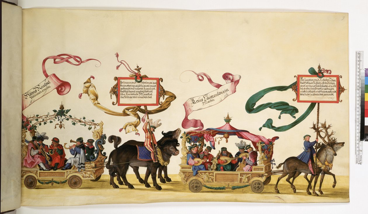 Full page: detail from the Triumphal Procession, c.1550-1600 by Erich Lessing