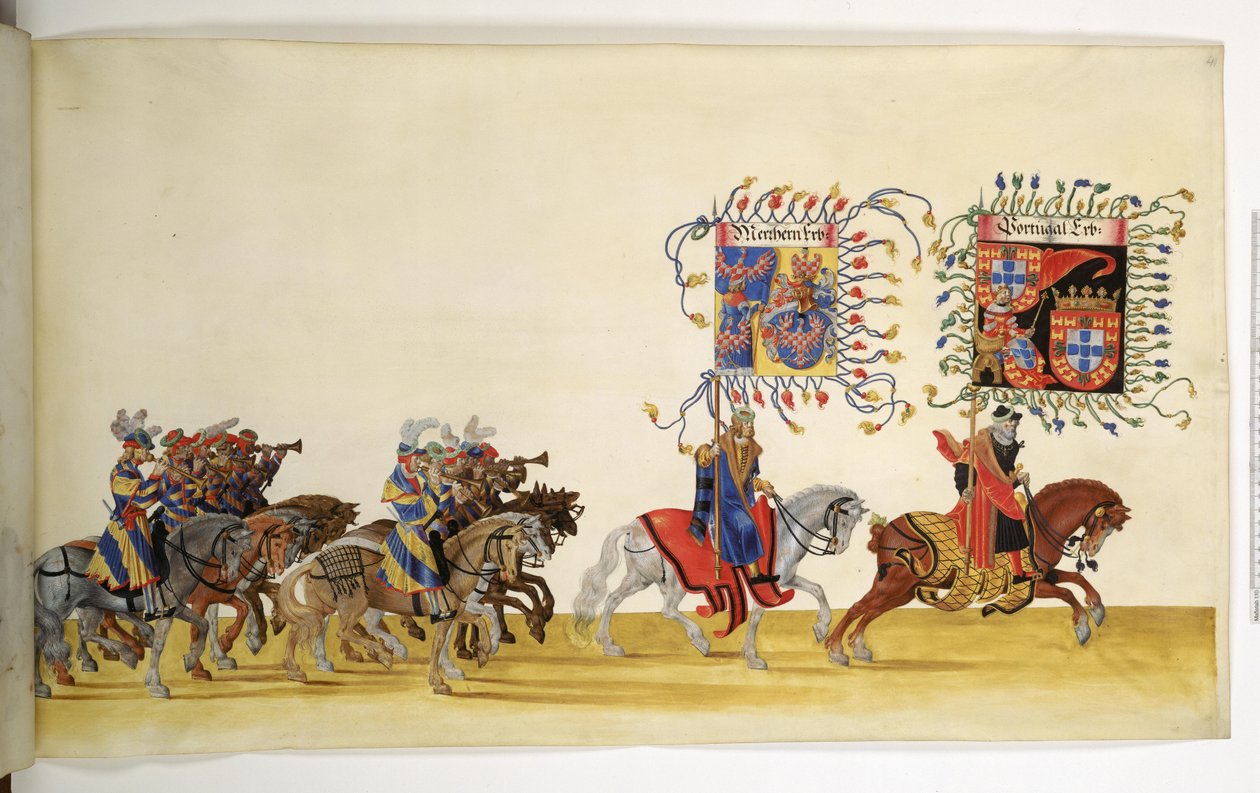 Full page: detail from the Triumphal Procession, c.1550-1600 by Erich Lessing