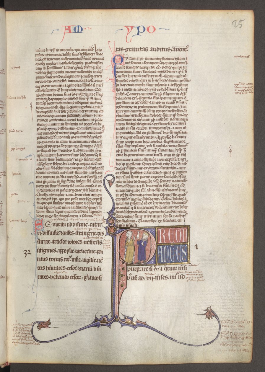 Full Page: Text and Historiated Initial by Erich Lessing