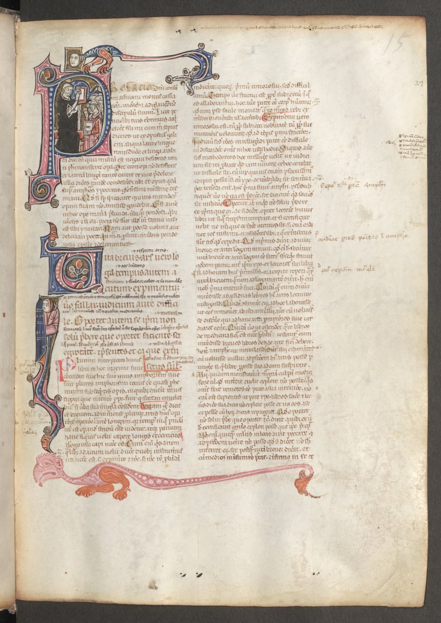 Full Page: Text and Historiated Initials by Erich Lessing