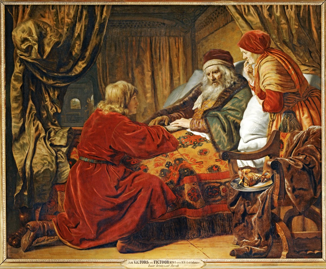 Isaac Blessing Jacob by Erich Lessing