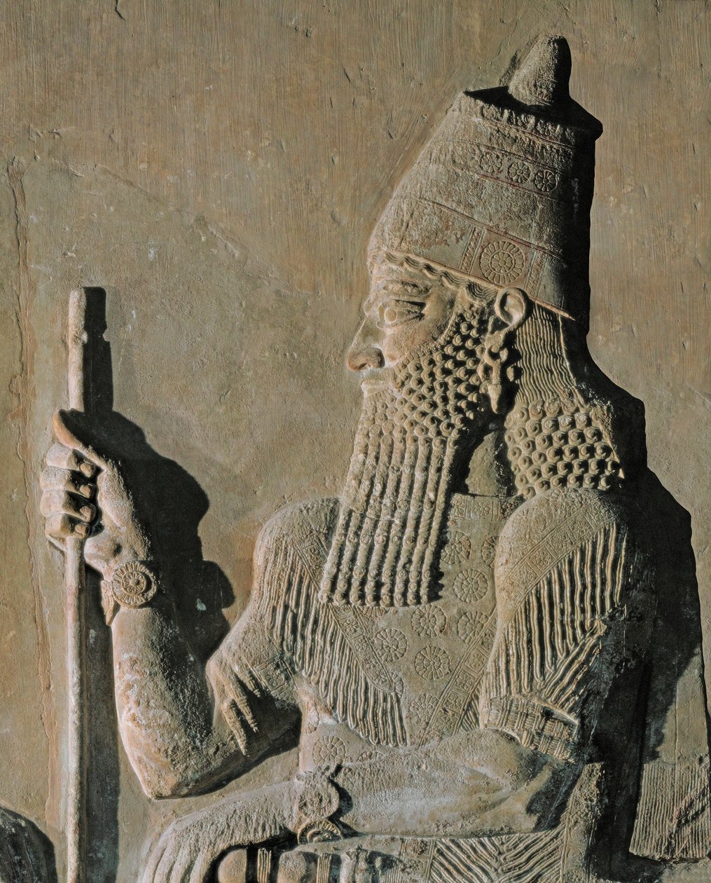 King Sargon II of Assur by Erich Lessing