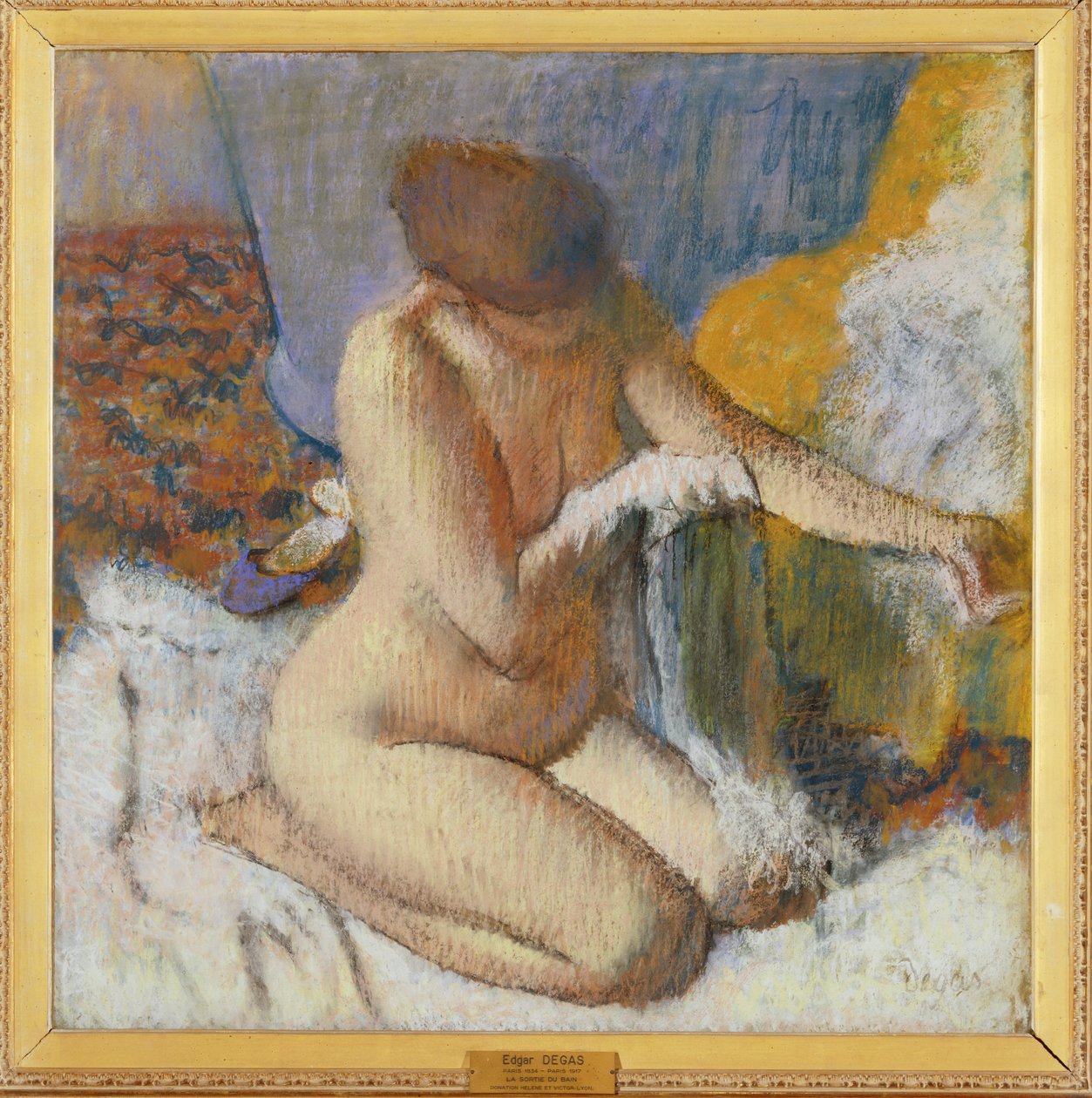 Nude after the bath by Erich Lessing