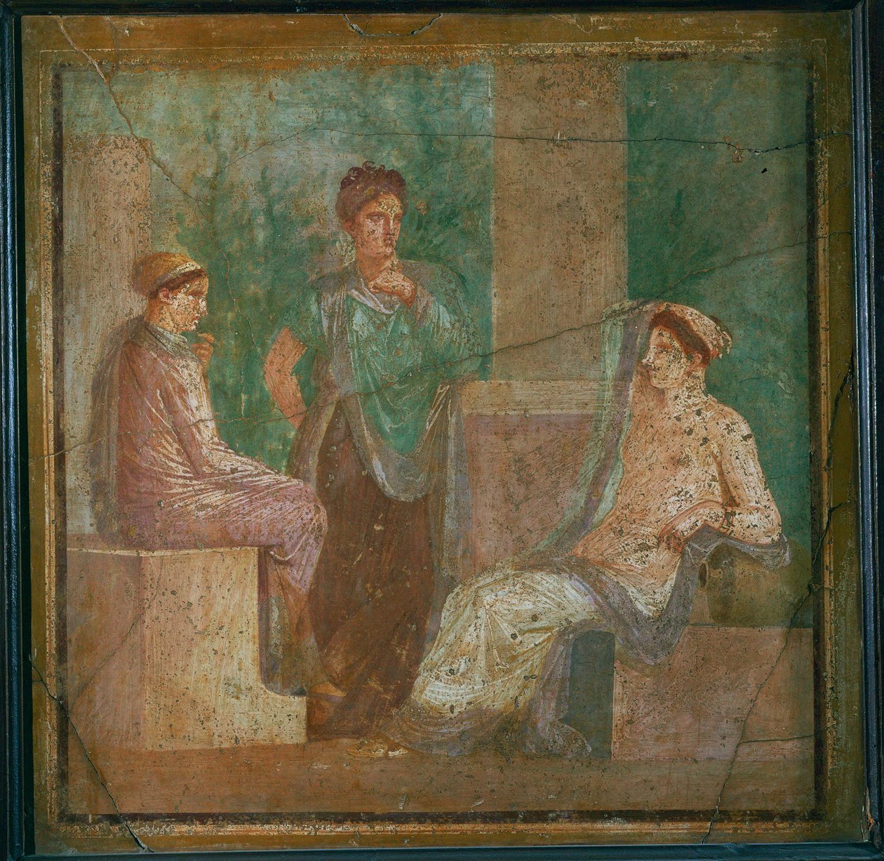 Nymph consulting the oracle by Erich Lessing