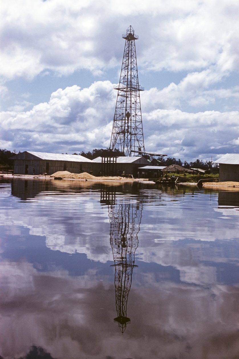 Shell and British Petroleum Company, Niger delta to Port Harcourt, Nigeria, Africa by Erich Lessing