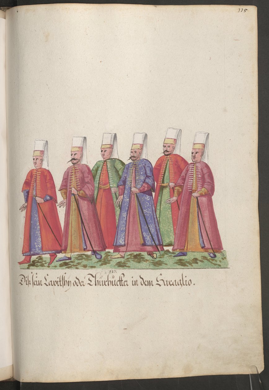 The Serail of the Sultana; Six Guards by Erich Lessing