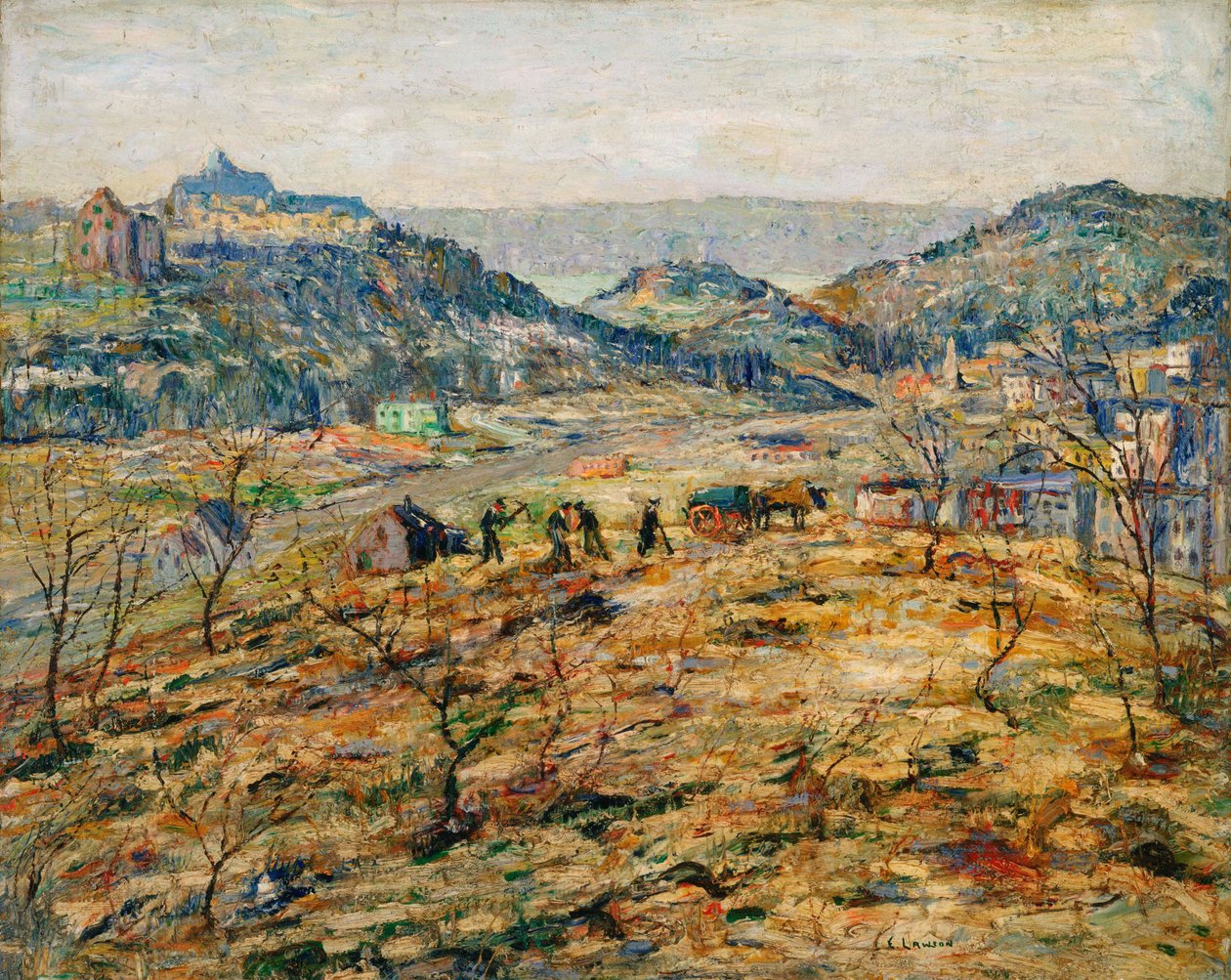 City Suburbs by Ernest Lawson