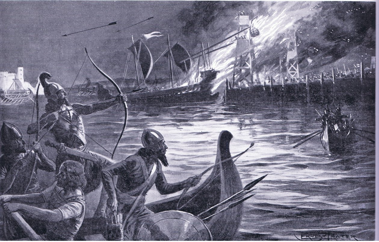 Siege of Tyre by Alexander the Great by Ernest Prater