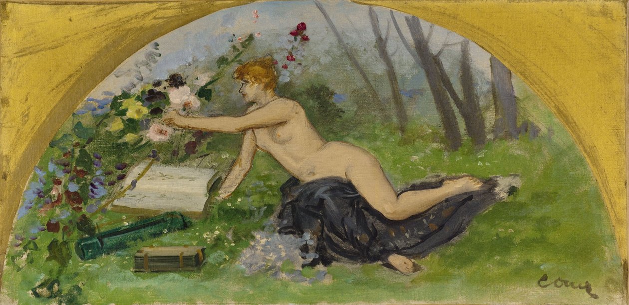 Sketch for the Salon des Sciences at Paris City Hall: Botany, between 1889 and 1892 by Ernest Ange Duez