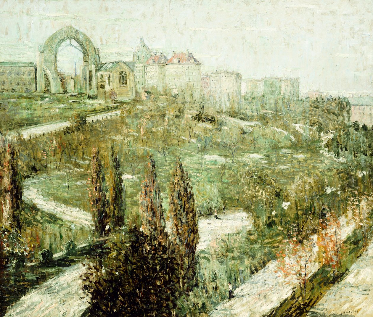 Morningside Heights by Ernest Lawson