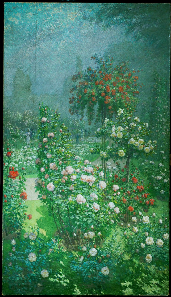 Roses, Decorative Panel by Ernest Quost