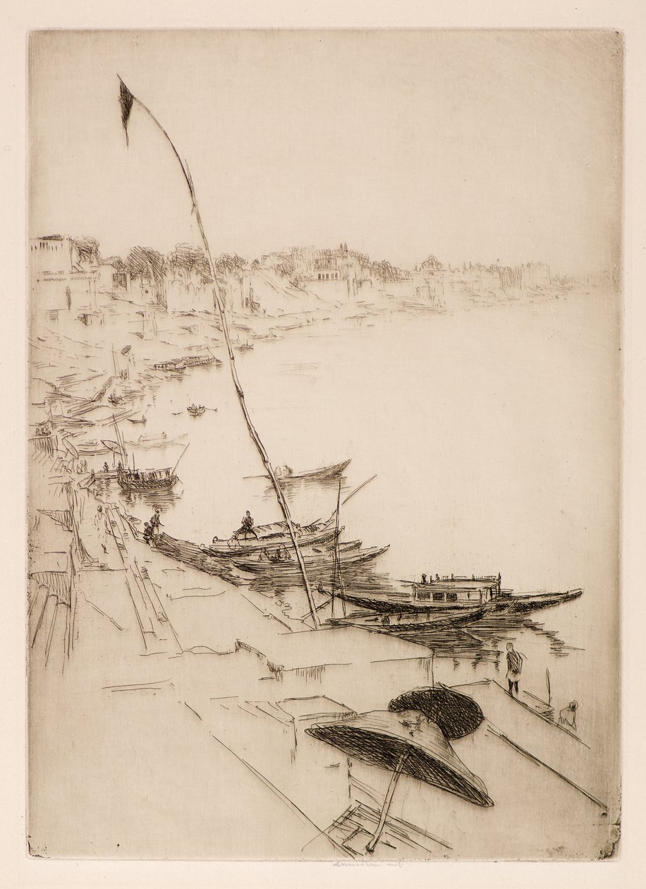The Prayer Flag, 20th century by Ernest Stephen Lumsden