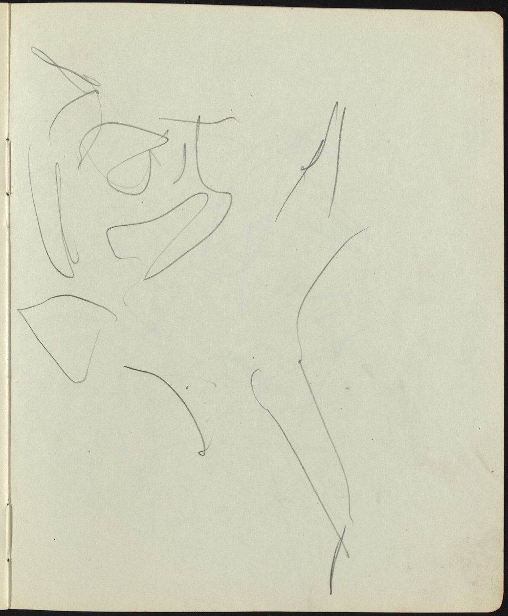 Dancers and Performers Page from a Sketchbook by Ernst Ludwig Kirchner