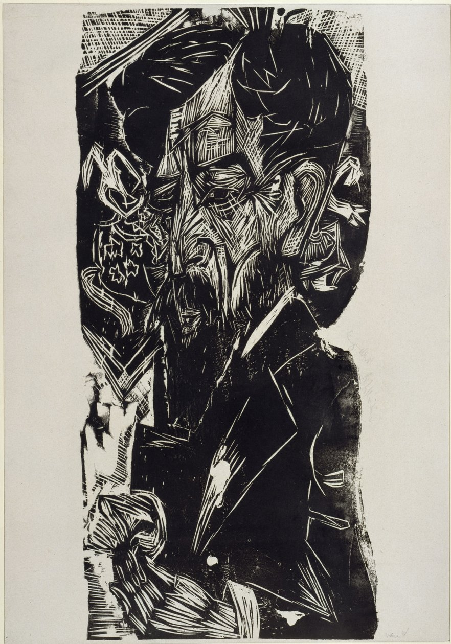 Portrait of Van Vloten by Ernst Ludwig Kirchner