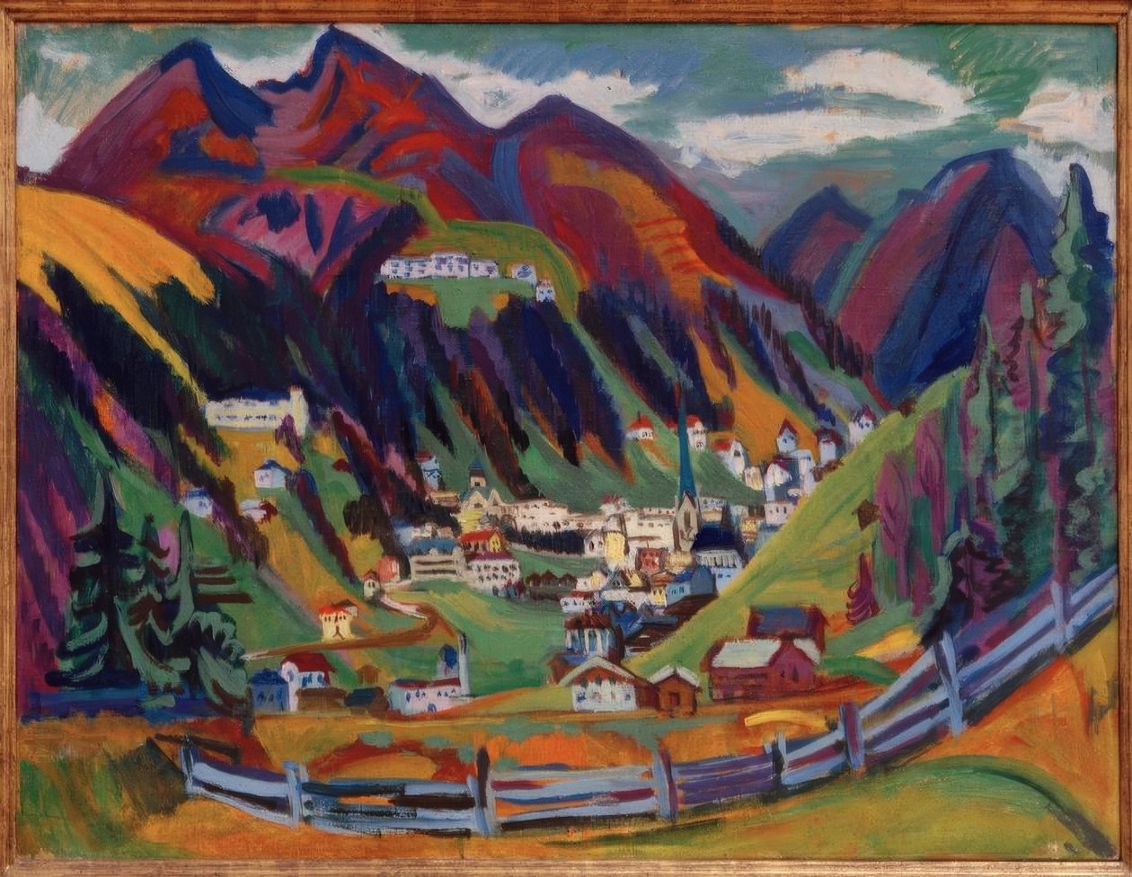 View of Davos by Ernst Ludwig Kirchner