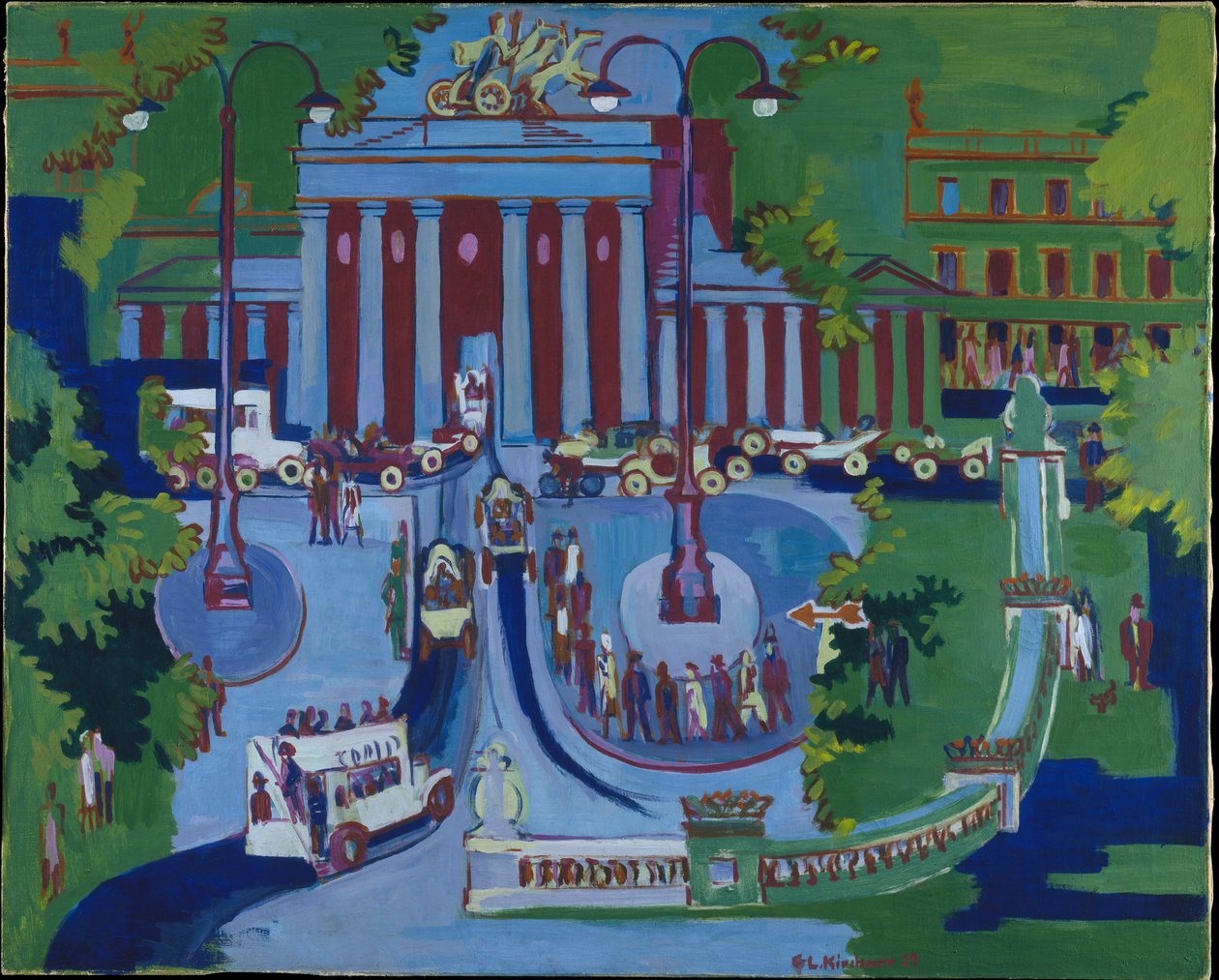 Brandenburg Gate by Ernst Ludwig Kirchner
