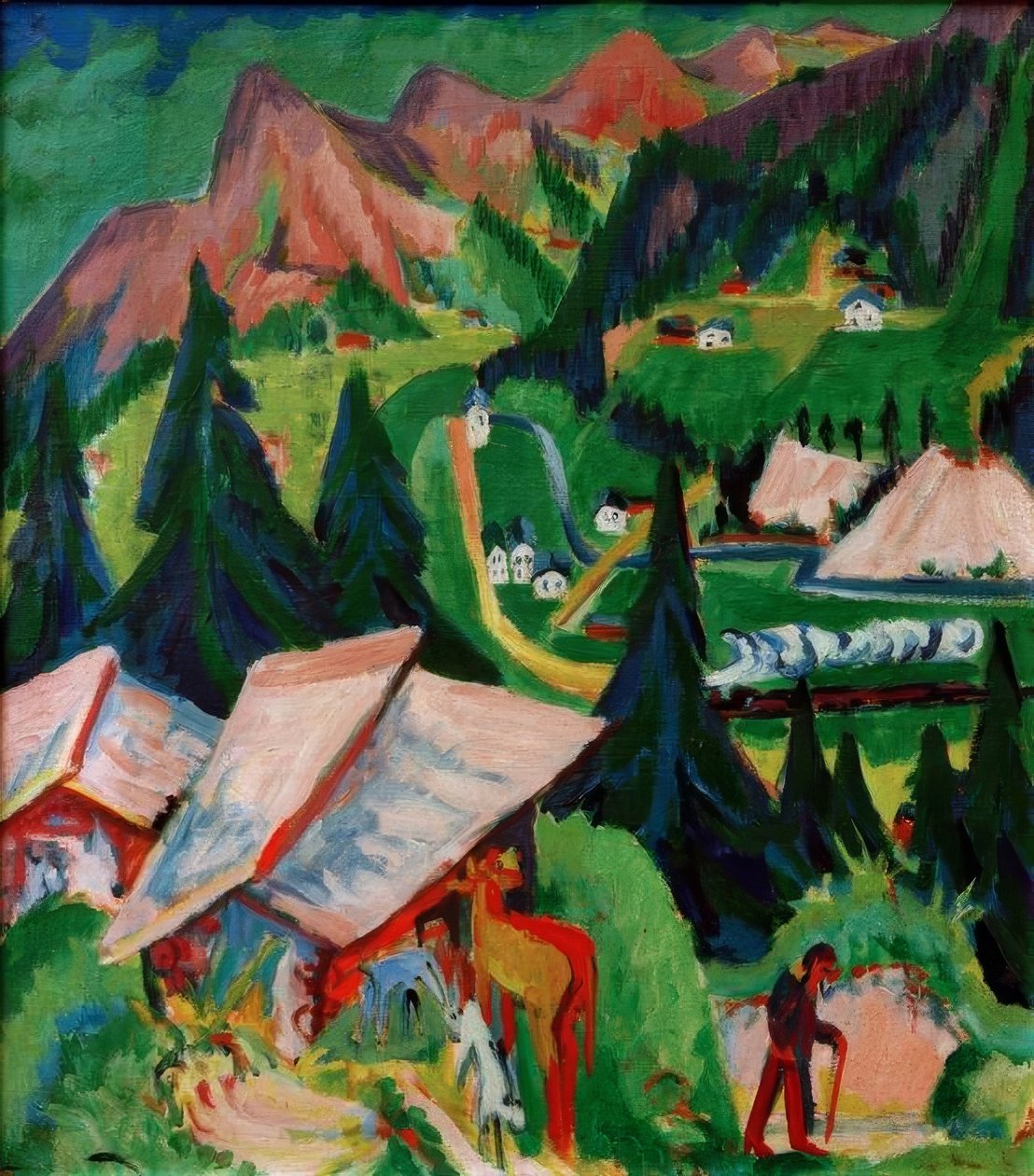 The Junkerboden from the Stafel by Ernst Ludwig Kirchner